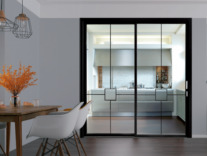 hot selling thermal break window and high quality good performance triple glazed aluminium doors