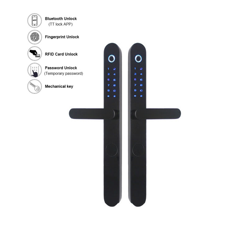 Outdoor Hot Sell Smart Aluminum Front Door Locks for Home Digital