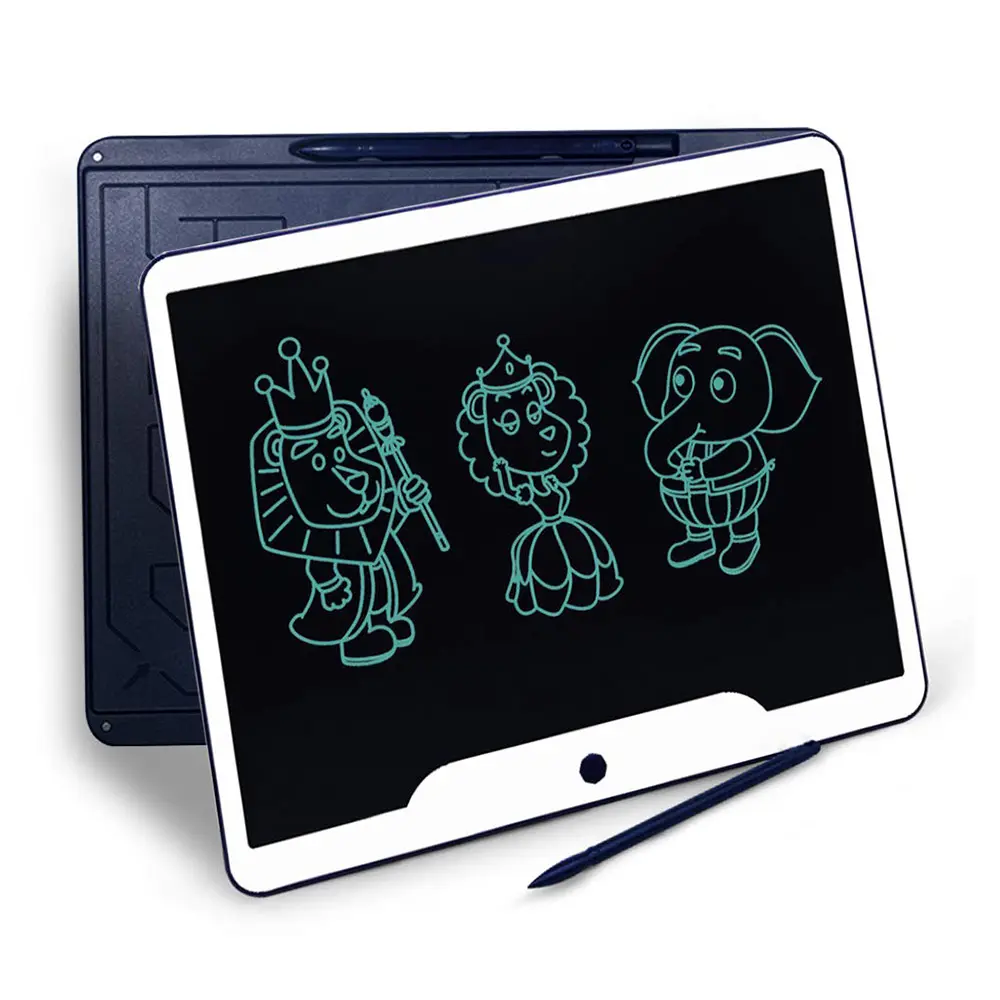 POLICRAL LCD Writing Tablet 15 Inch Electronic Doodle Pad Digital Ewriter Graphic Board with Screen Clear Lock for Kids