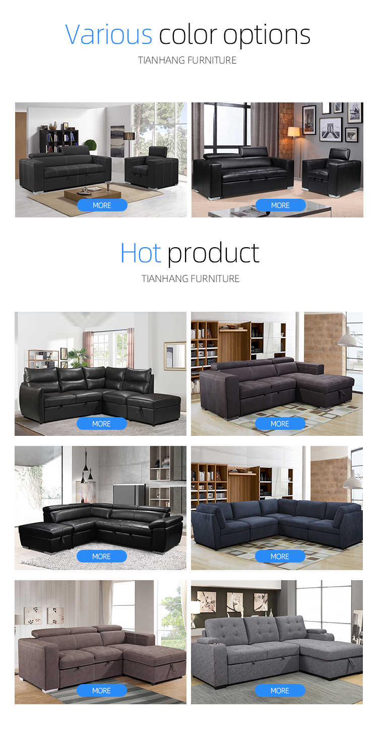 Ingleside 1P new designs leather sleeper chair bed comfortable sofa chair
