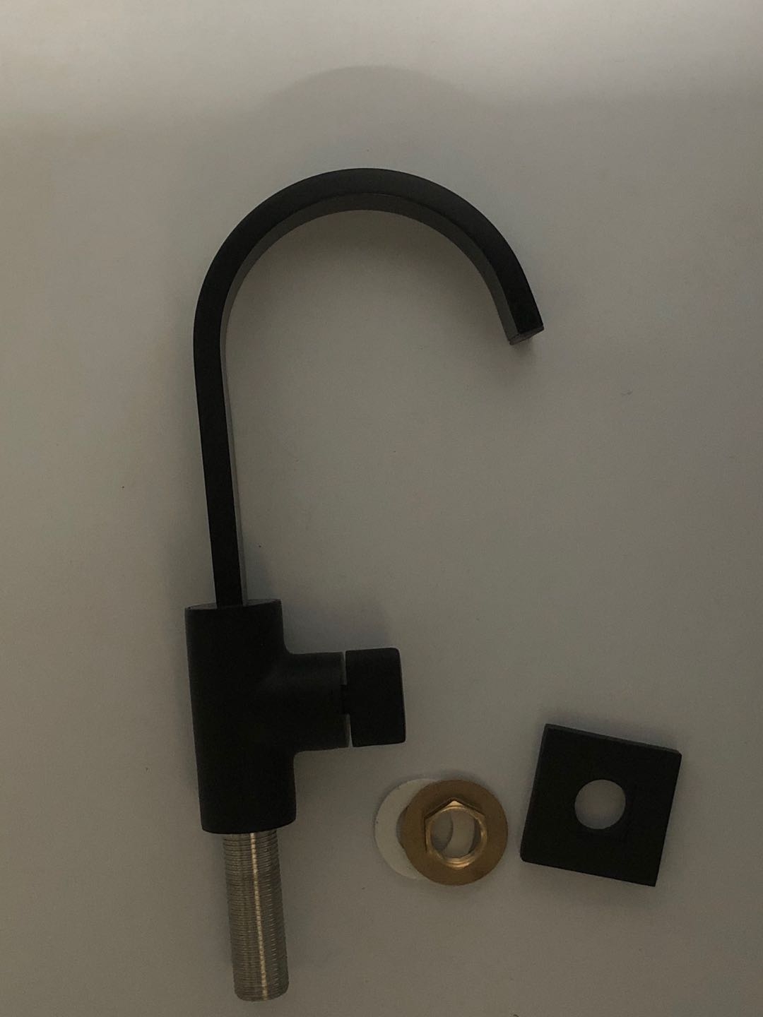 Black kitchen faucet