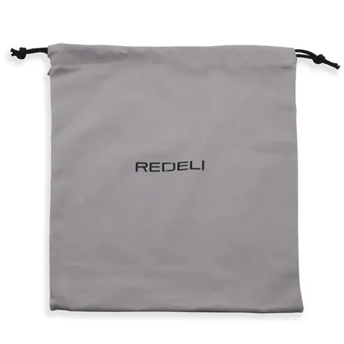 Custom High Quality Luxury Light Grey Cotton Hair Extension Dust Bags Branded For Handbag Packaging With Printed Logo