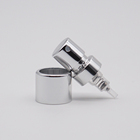 Aluminum shiny black perfume sprayer for glass perfume bottle