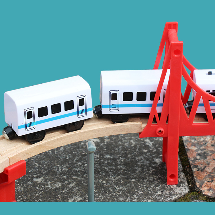 New Style 108Pcs Wooden Train Track Building Block Set Toys Hot Selling Boys Girls Self Assemble Educational Toys