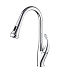China professional factory brass 2 function pull out kitchen faucet