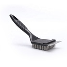BBQ Cleaning Grill Brush And Scraper Barbecue Grill Brush PP Handle