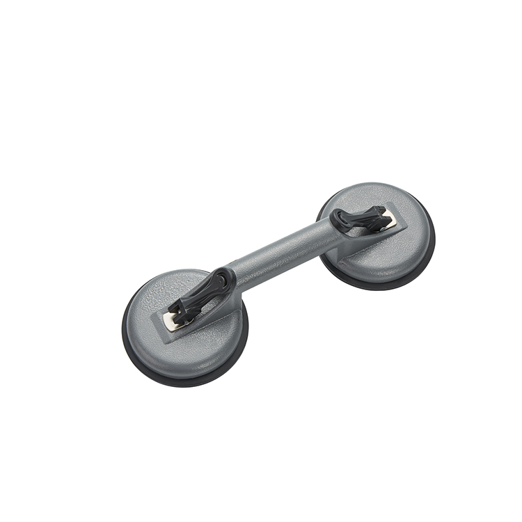 customized color strong loading aluminum three plates tile marble vacuum suction cup remover for glass lifting