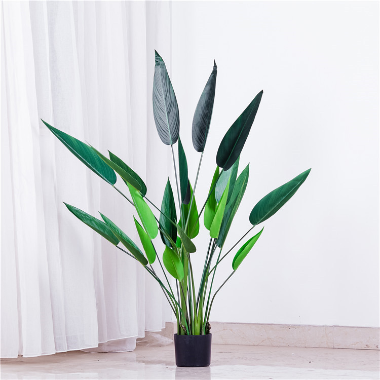 wholesale artificial plant tree  artificial green sky bird plant  banana tree home/office decoration