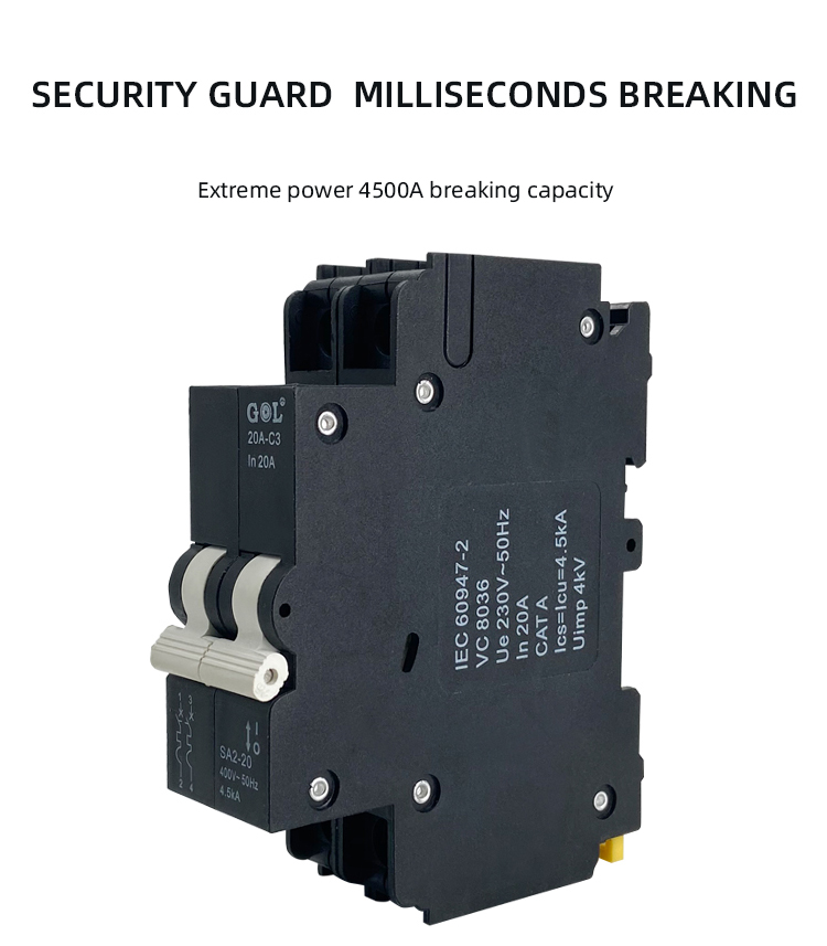 C022 Hot Sale 100% Full Inspection Fast Delivery ODM solar circuit breaker combo Manufacturer in China