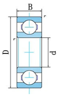 688 699 608 606 623 Never rust insulation Non magnetic 316 stainless steel ball bearing