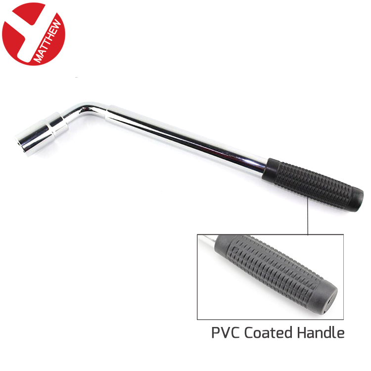 Car Tire Spanner Telescopic Tyre Lug Nut Wrench with 1/2'' Drive Head