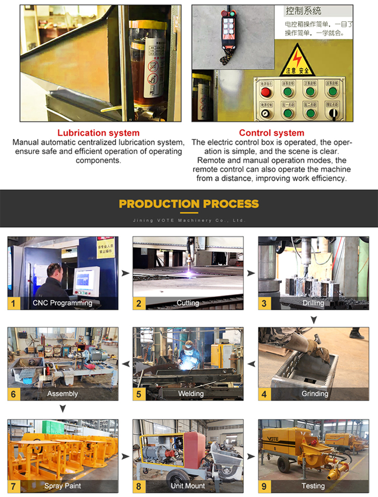 Top quality concrete pumping machine sale in philippines