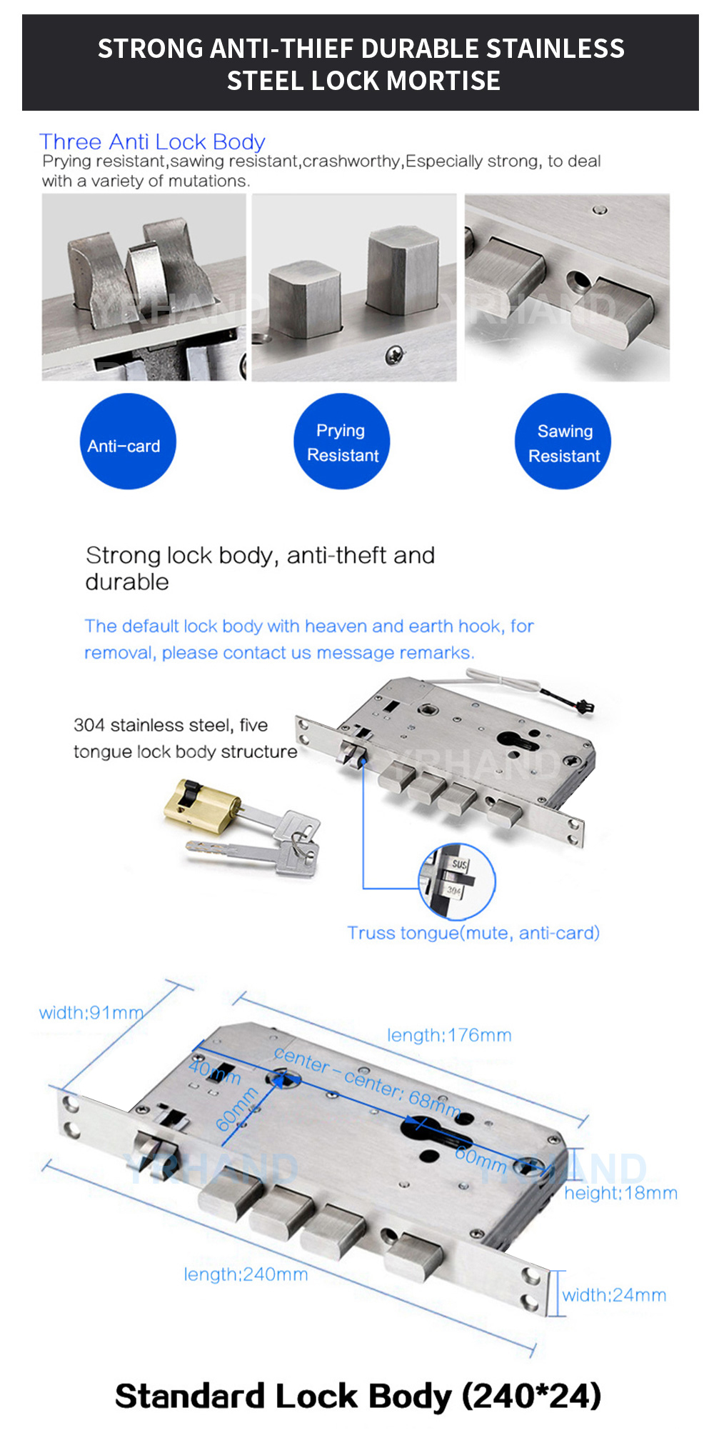 TTLOCK APP Door Viewer Camera Lock Smart Fingerprint Door Lock with Camera Full Automatic Smart Door Lock