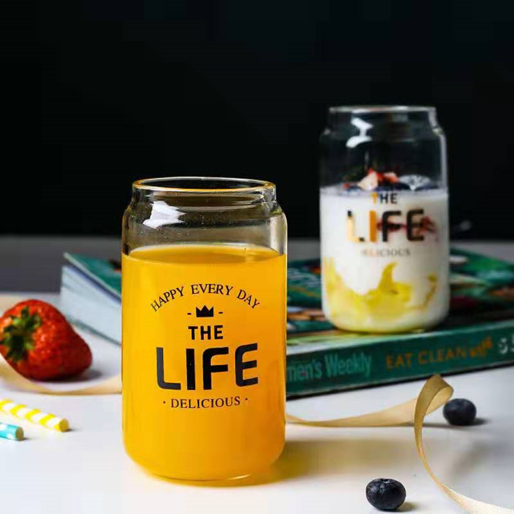 Domestic Drinking Glass Cup Cola Can Glass Milk Fruit Juice Beer Cup
