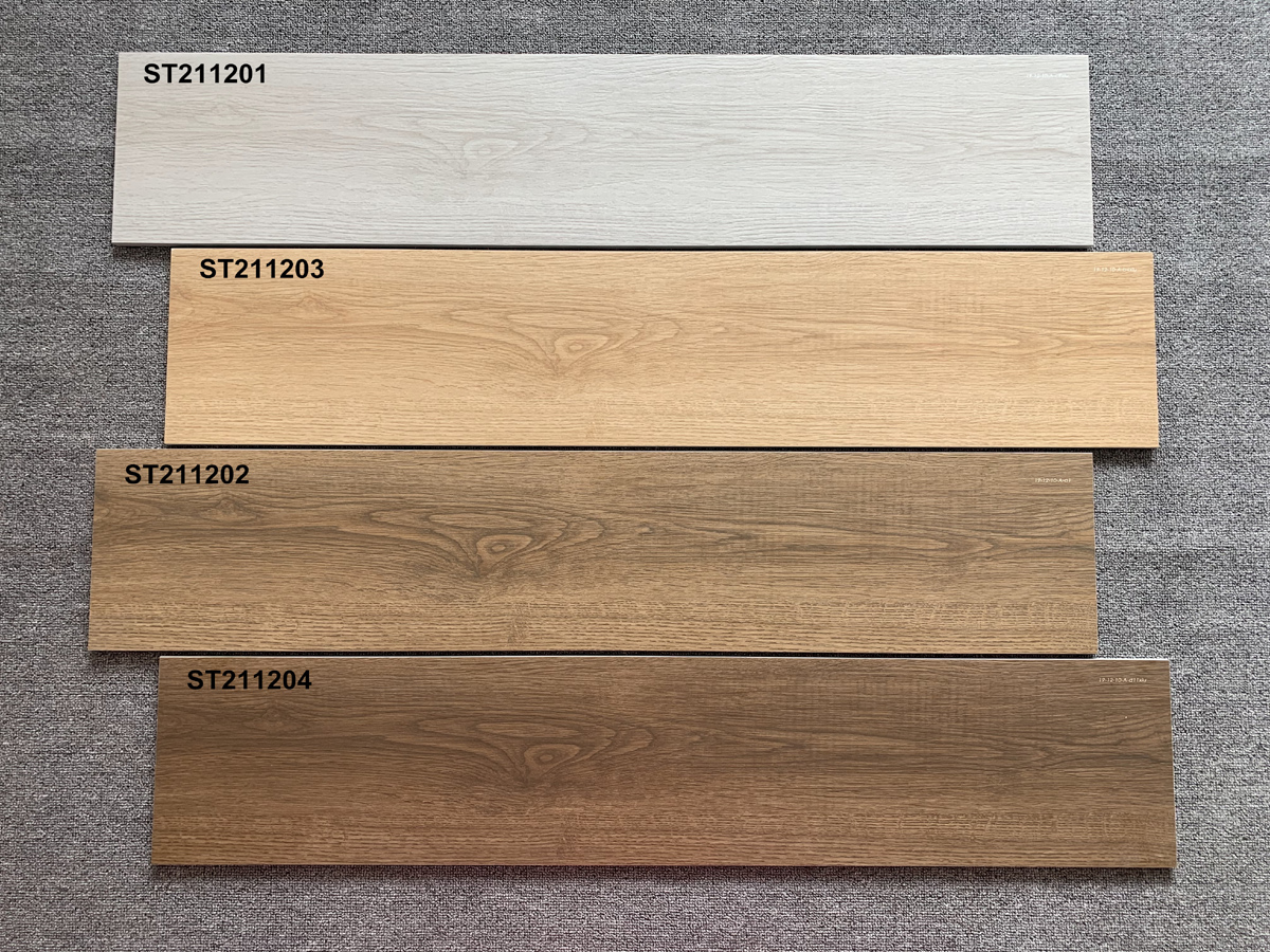 Wholesale china porcelain oak wooden look tiles for floor 200x1000mm/8"x40"