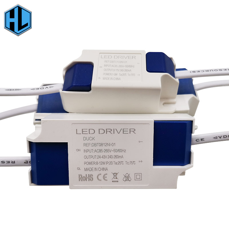Dimmerabile di alta qualità 3W 5W 7W 8-10W 15W 15-24W Trasformatore adattatore driver LED alimentatore 300mA per LED da incasso 85-265V