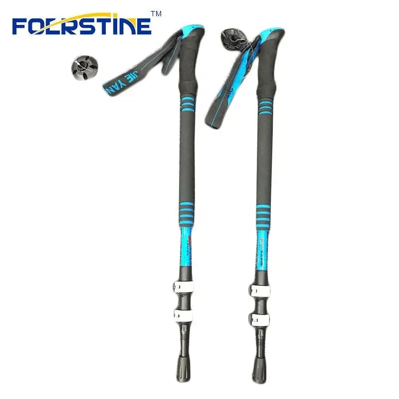 length EVA 60% Carbon fiber portable telescopic walking stick 63-135cm