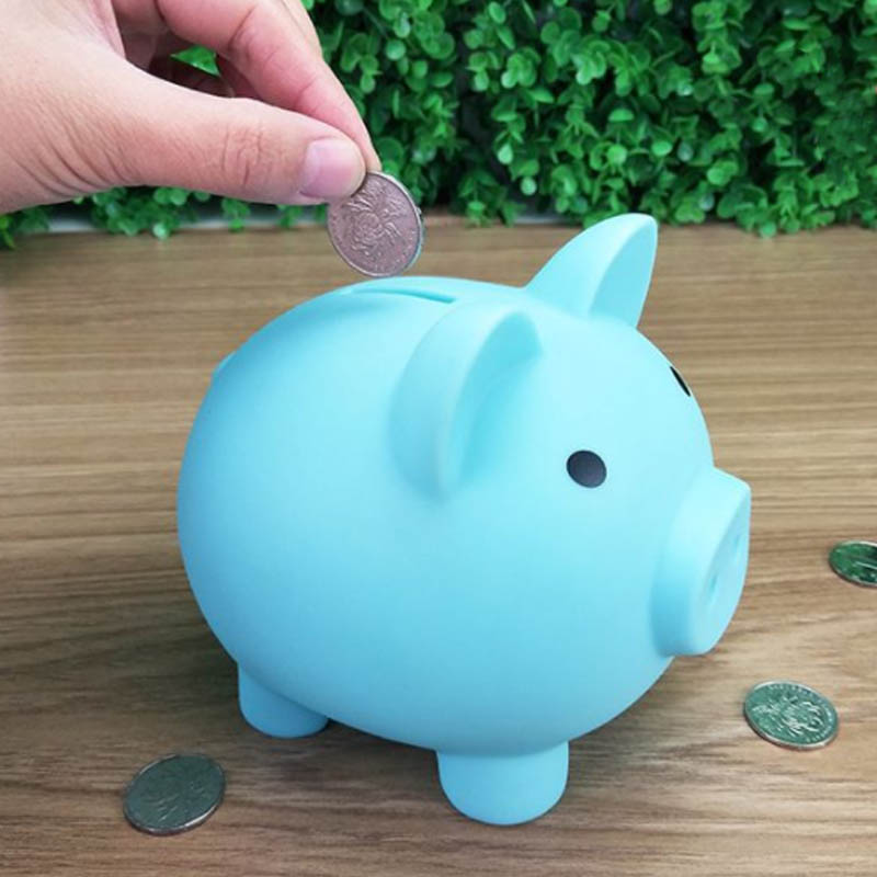 2019 Pig Shaped Piggy Bank Resin Craft Coin Saving Bank Money Box Gifts for Kids