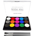 15/24 Color Professional Stick Face Paint Tattoo Transer Non-toxic Purple Face Painting Kit