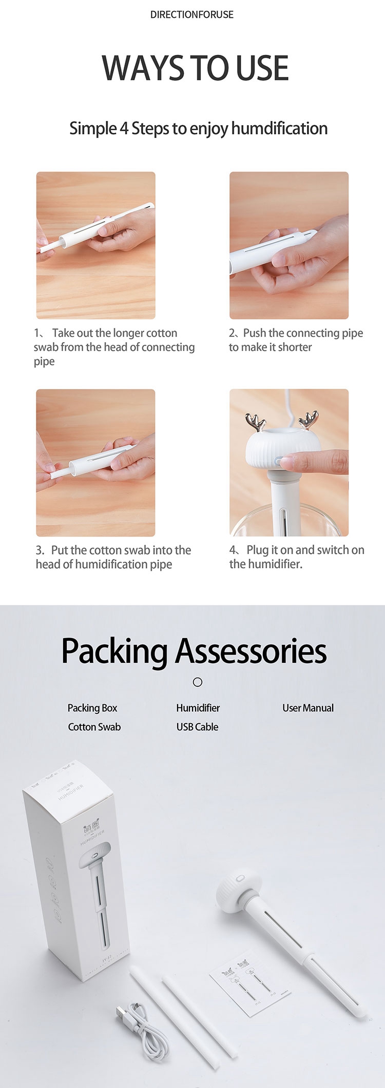 2019 High Quality Aroma Essential Oil Diffuser MINI Business or Company Gifts Personal Gift, for Health Care Gift Item 1.5 320ML