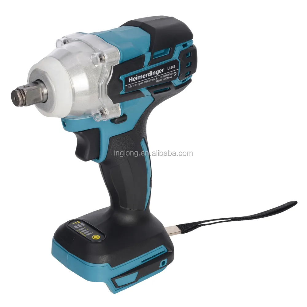 rechargeable cordless power tool brushless impact wrench without Battery