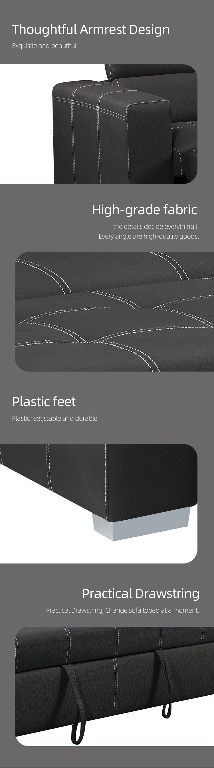 Ingleside 1P modular homes room furniture sleeper sofa bed single