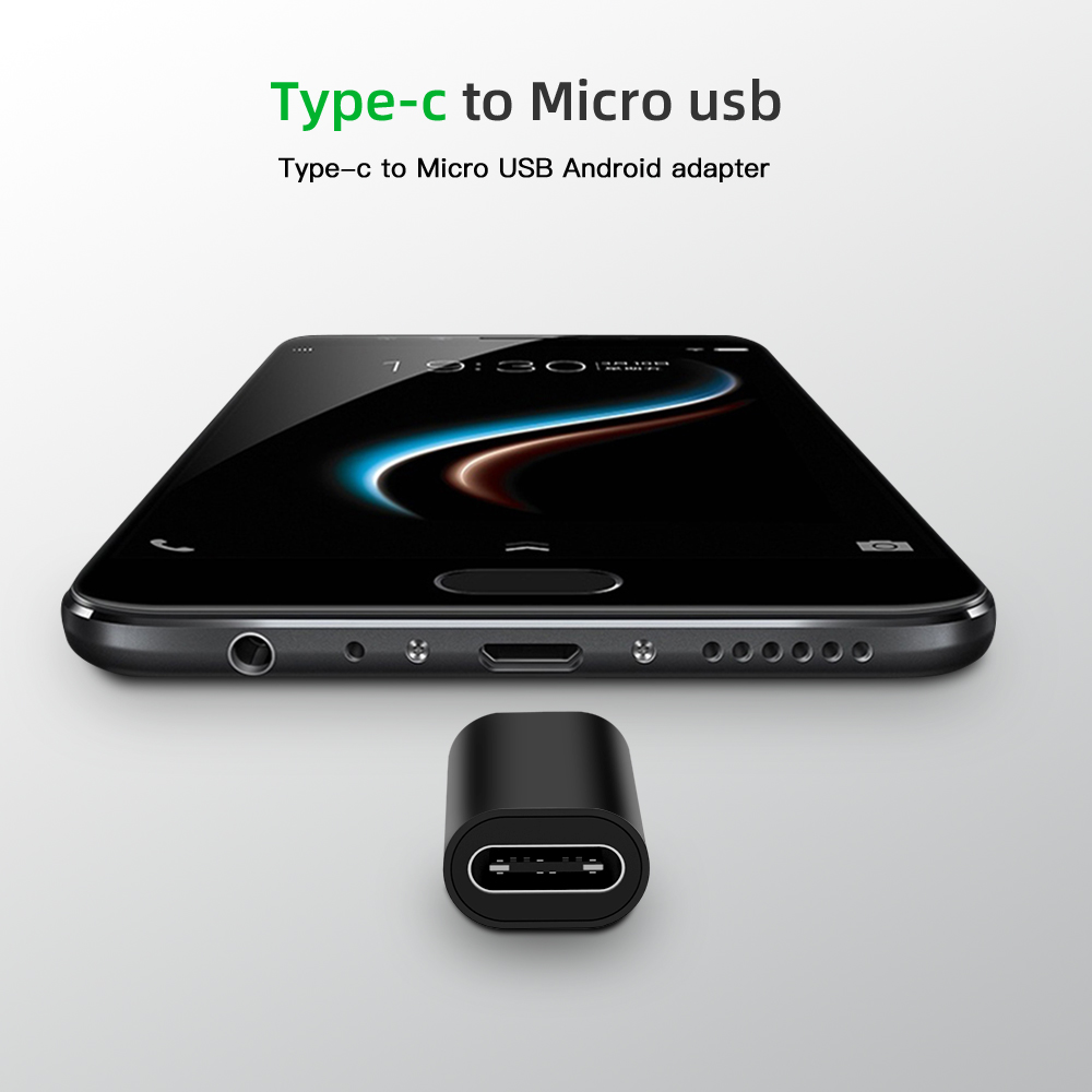 EONLINE Typ C Adapter USB C zu Micro USB Kabel Legierung Micro USB Stecker auf Typ C Weibliche Adapter Konverter für Telefon Tablet