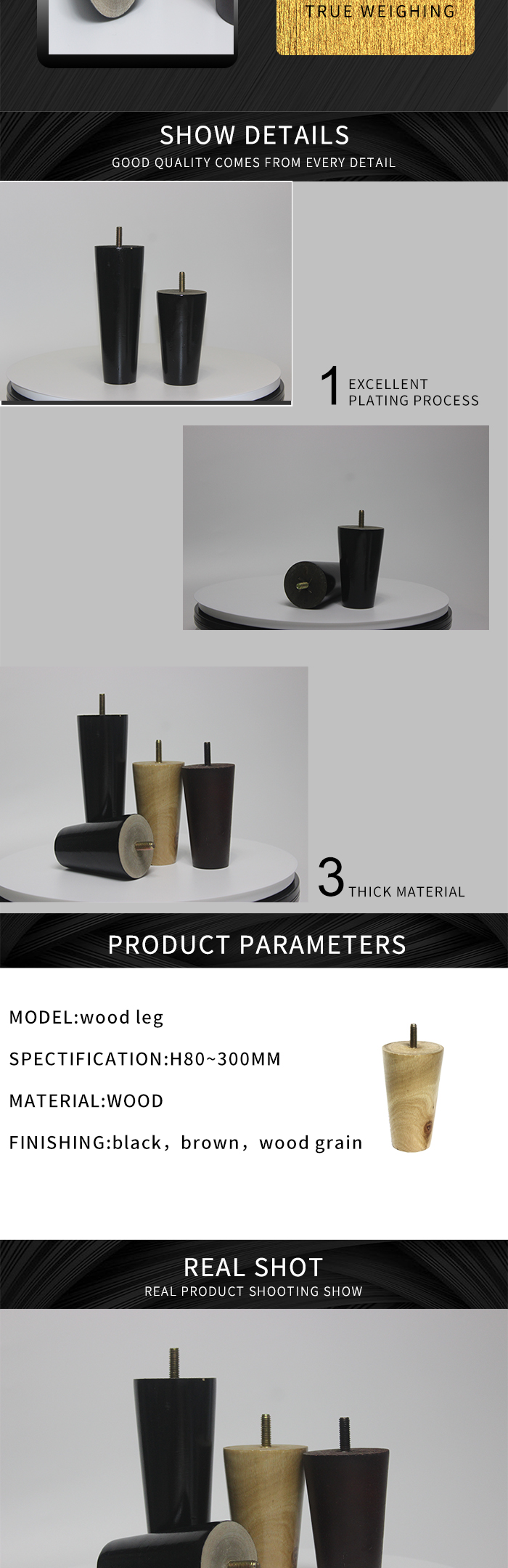 Custom High Quality Wooden Furniture Sofa Leg Or Table Leg Hot sale products 1 buyer