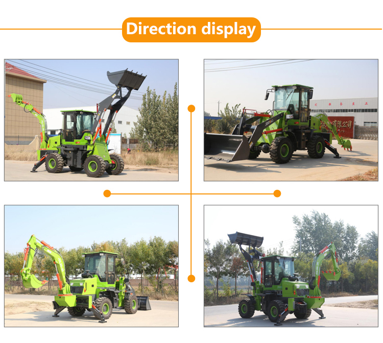 Mini excavator backhoe mini cargadora wheel backhoe loader Retroescabadoras