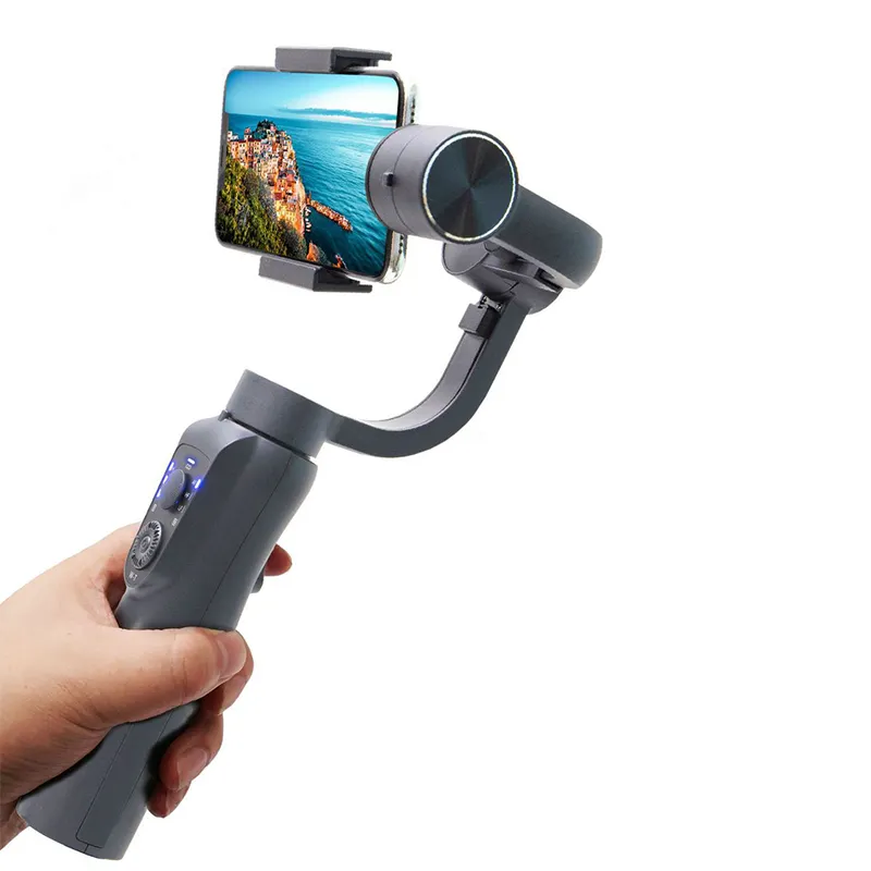 App Supported Face Object Tracking Handheld Smartphone Mobile Gopro Camera 3 Axis Gimbal Stabilizer For Phone