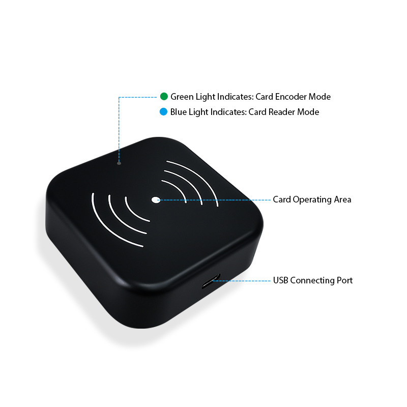 Card Encoder for Electronic RFID Door Lock System Support 13.56 Mhz Smart Card For TTlock Hotel System