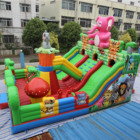 High Quality Hot Selling Commercial Funny Land Dry Plato Inflatable Princess Bouncy Jumping Castle City