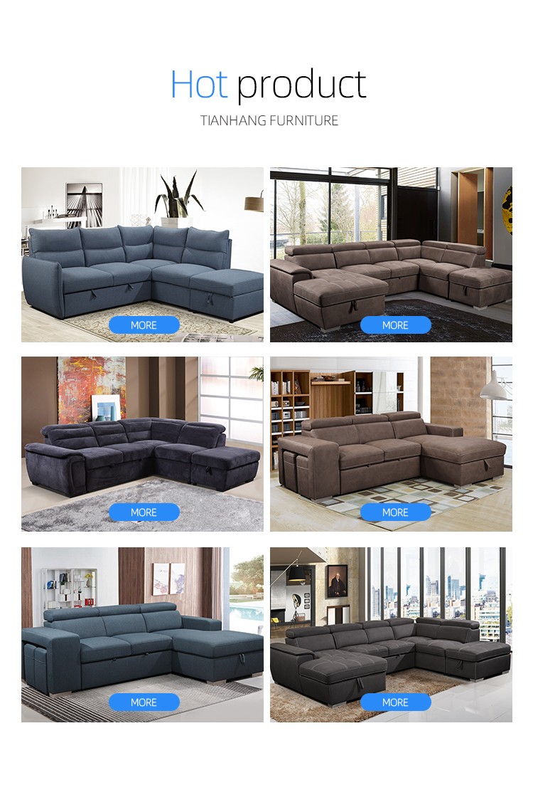 Wholesale Arabic style and popular fabric sofa set for living room Reclining sleeper sofa bed