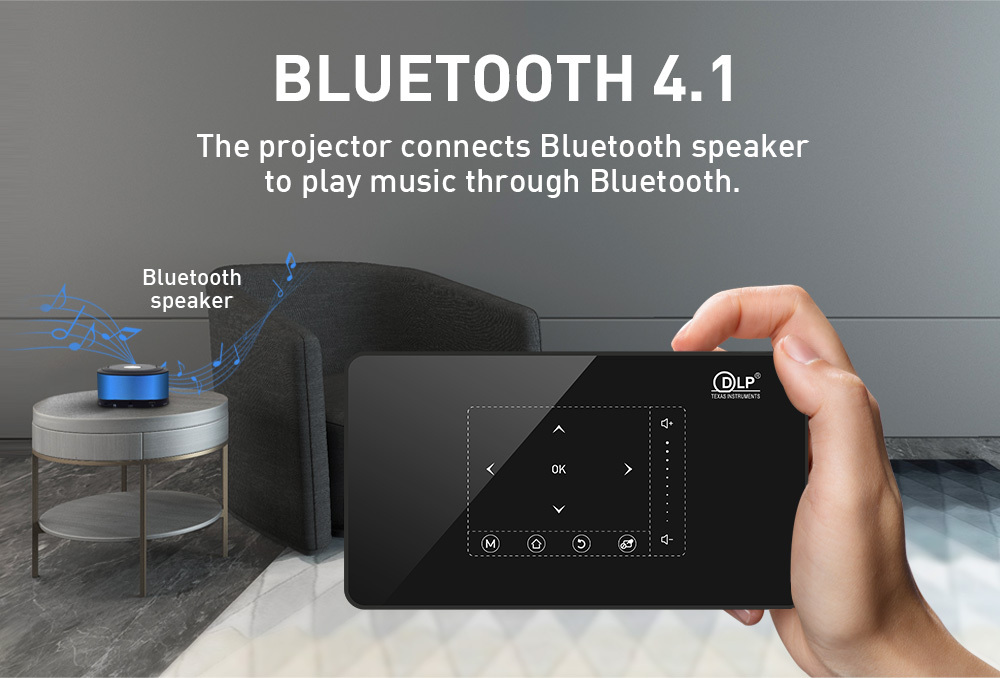 Hologram 4k projector p10 2G16G mini hd High End projector S912 Octa core BT4.1 DLP Dual WIFI