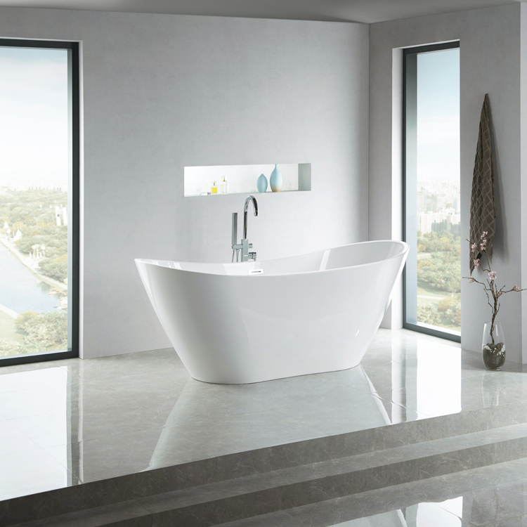 Factory Wholesale cUPC Freestanding Acrylic Bathtub For Dealer