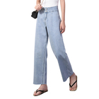 Boyfriend Lady New Style Women High Waist Female Slim Wholesale Oem Skinny Girl Name Brand Jean Pent