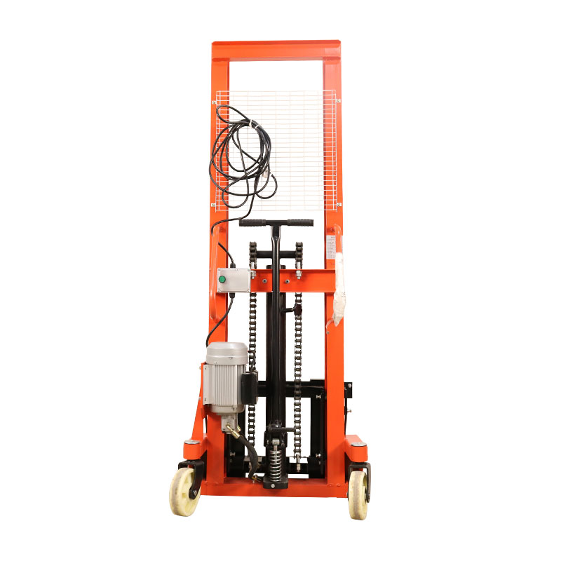 New model semi electric lift stacker truck forklift