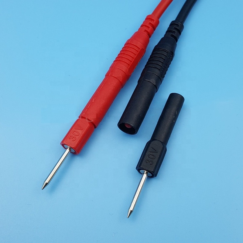 PVC Practical Multimeter Test Leads Multiscene With Stackable Banana Plug 1