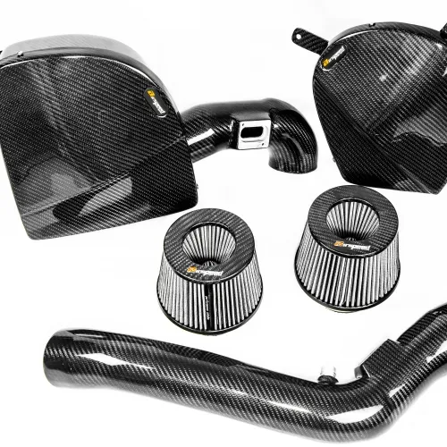 Custom Lightweight High Gloss Carbon Fiber Air Intake for M2 competition