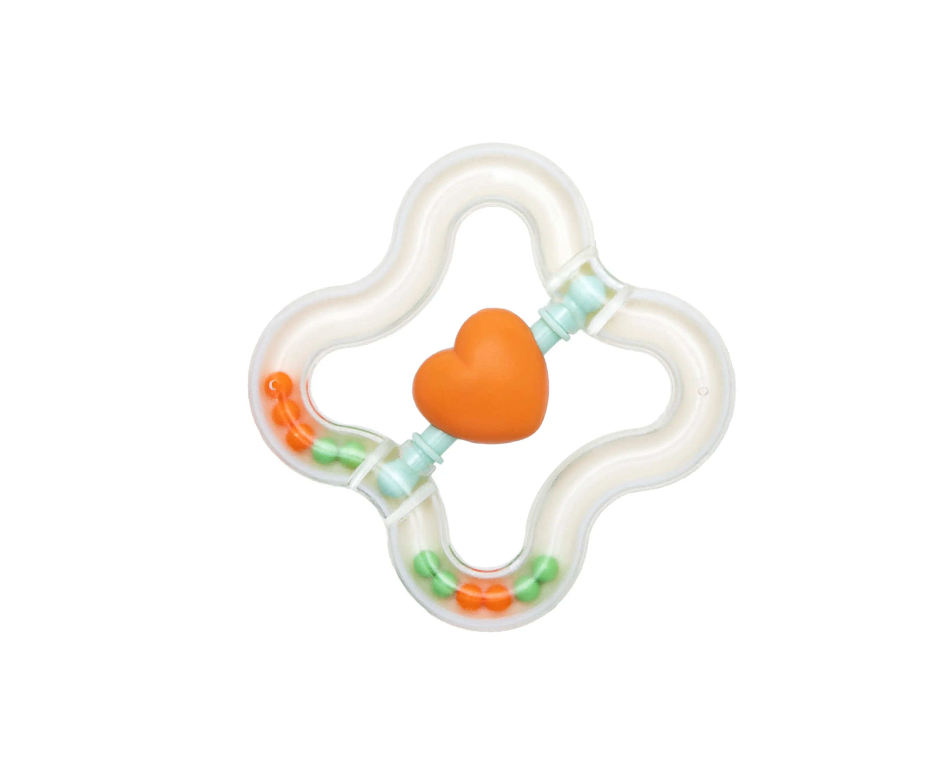 OEM/ODM Alilo Baby Rattle Teethers Food Grade Silicon Gel Safe Material Soft Newborn Baby Gift Toy