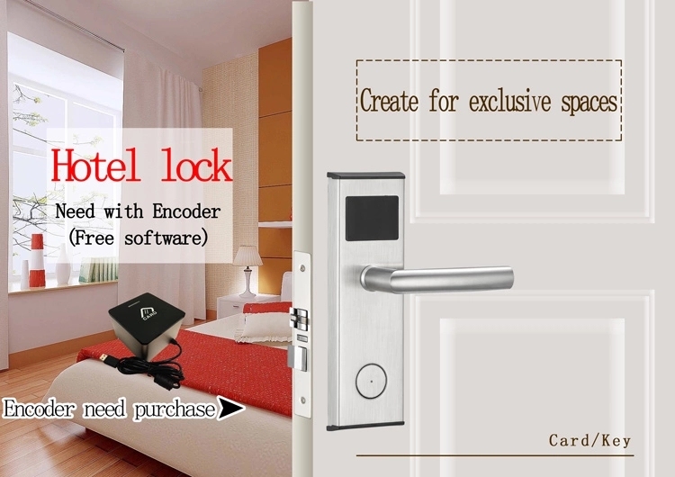Keyless Electronic Rfid Hotel Door Lock Room Card Lock System with Hotel System