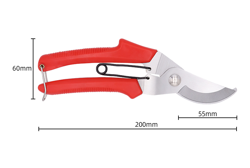 Trimming fruit tree garden pruners