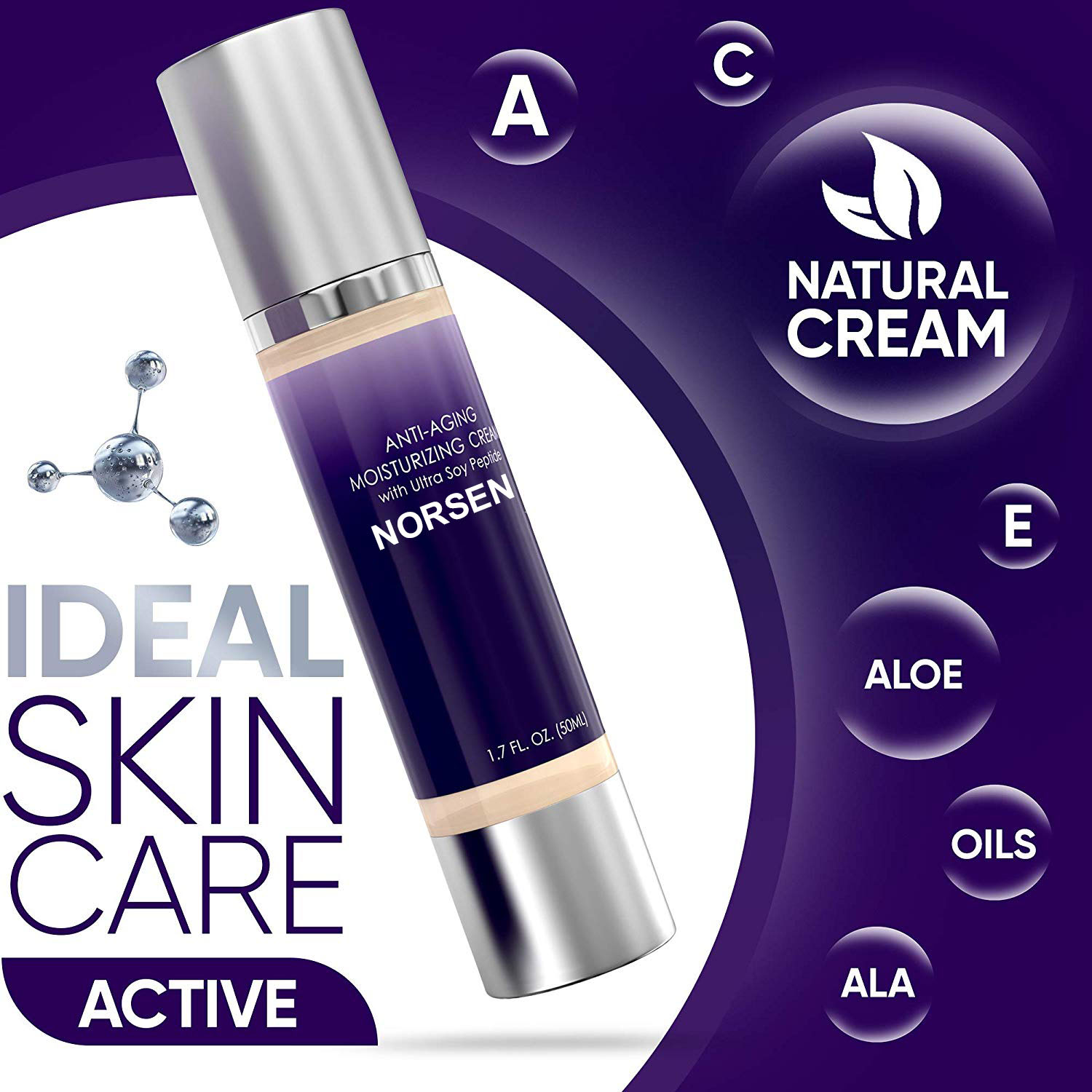 High Quality Natural Organic Face Skin Anti Aging Moisturizing Cream