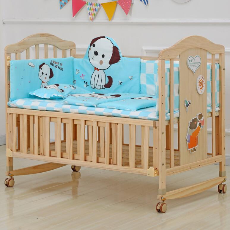 pine wood cot