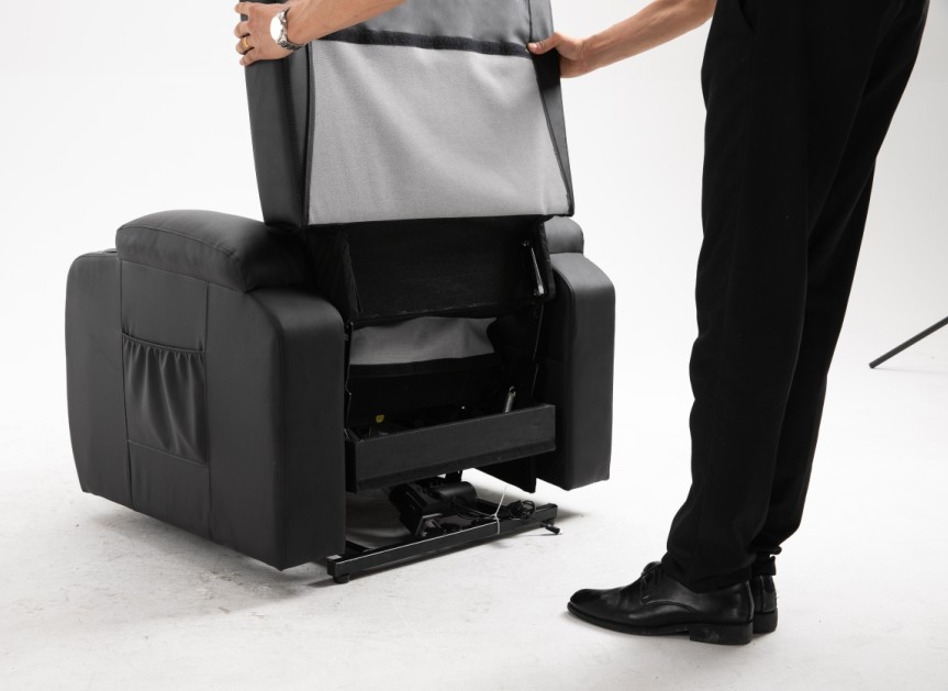 Factory Wholesale One Seater Comfortable 8 Point Vibration Massage With Heating Electric Recliner Sofa