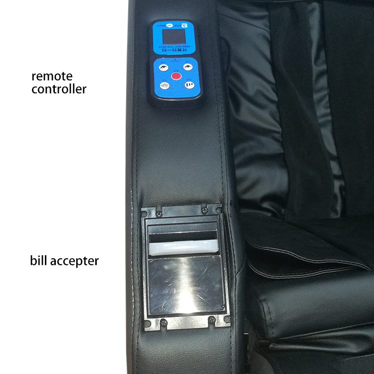 Electric Commercial Use Coin or bill or both Operated Airport Vending Machine Massage Chair