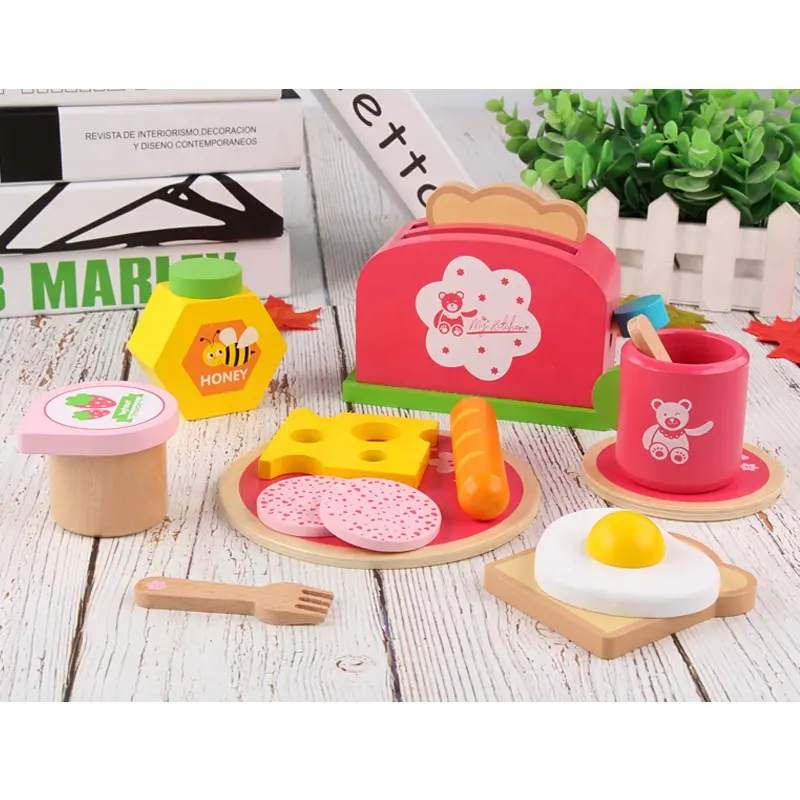 bread maker toy cooking breakfast kitchen accessories pretend play food