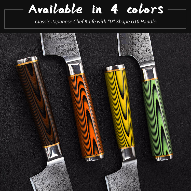 Professional 8-inch Damascus Japanese Chef Knife