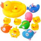 Plastic PVC fishing kids baby bath toy animal