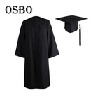 Wholesale adult high school black high school graduation gowns